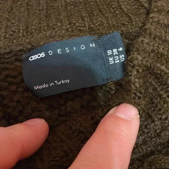 Brown cropped sweater by asos - Picture 2 of 2